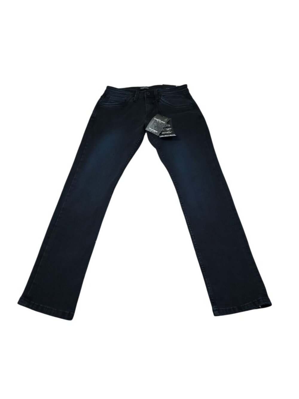 Kenneth Cole Slim Fit Stretch Low Impact Denim Jeans Size 28 x 30 Dark Wash Blue